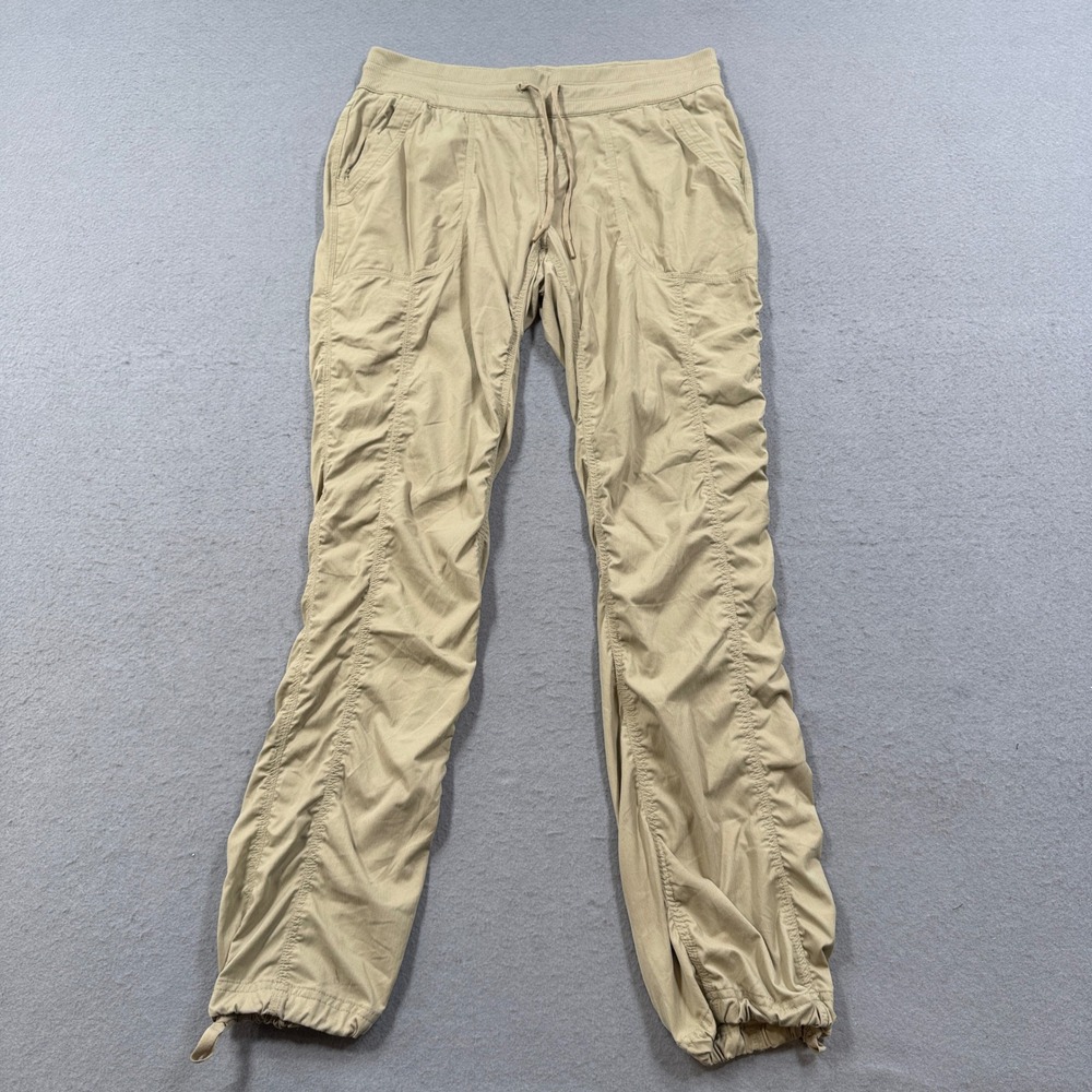 The North Face Pants Women's Large Tan Khaki Aphrodite 2.0 Hiking Ruched Outdoor